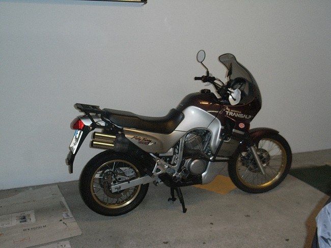 her bike
